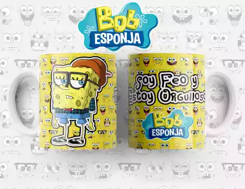 vectores plantilas CARICATURA,BOB ESPONJA,